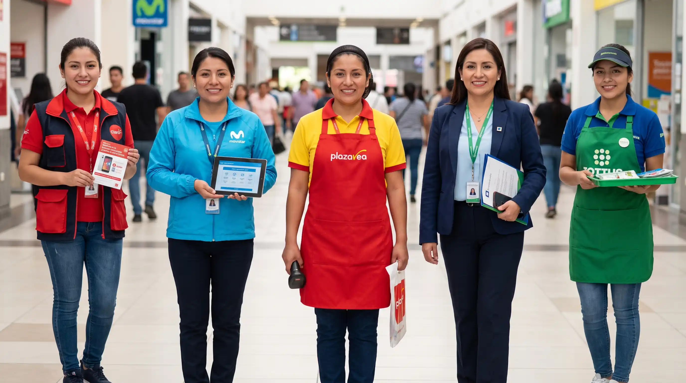 Selección masiva de vendedoras promotoras y personal retail